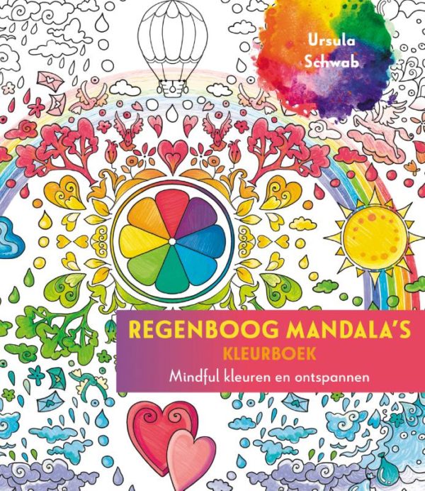 Regenboog mandala's kleurboek - 9789043923217