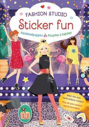 Fashion Studio Sticker Fun – Aankleedpoppen / Fashion Studio Sticker Fun – Poupées à habiller - 9789044761498