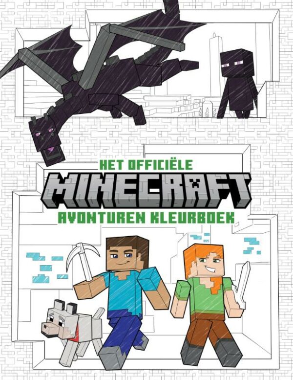 Het officiële Minecraft avonturen kleurboek - 9789464530476