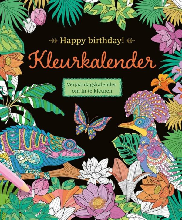 Happy birthday! Kleurkalender - 9789044764161