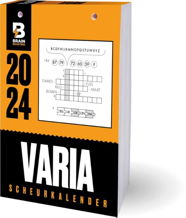 Brain Booster Varia scheurkalender - 2024 - 9789464326031