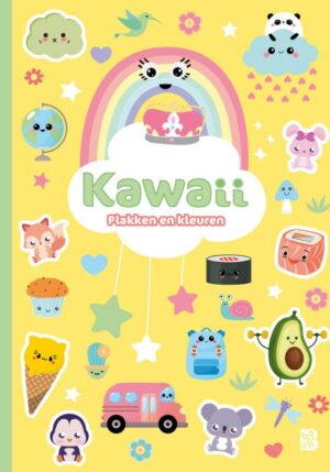 Kawaii plakken en kleuren - 9789403226880