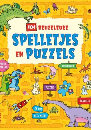 101 reuzeleuke spelletjes en puzzels - 9789044765571