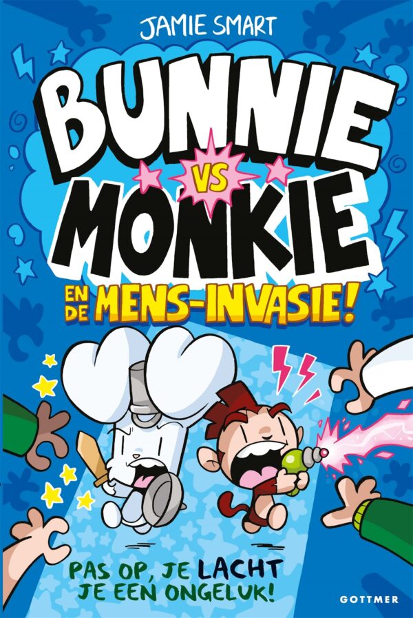 Bunnie vs Monkie en de mens-invasie! - 9789025777692