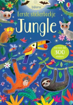 Eerste stickerboekje Jungle - 9781801310123