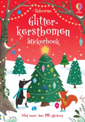 Glitterkerstbomen Stickerboek - 9781803707341