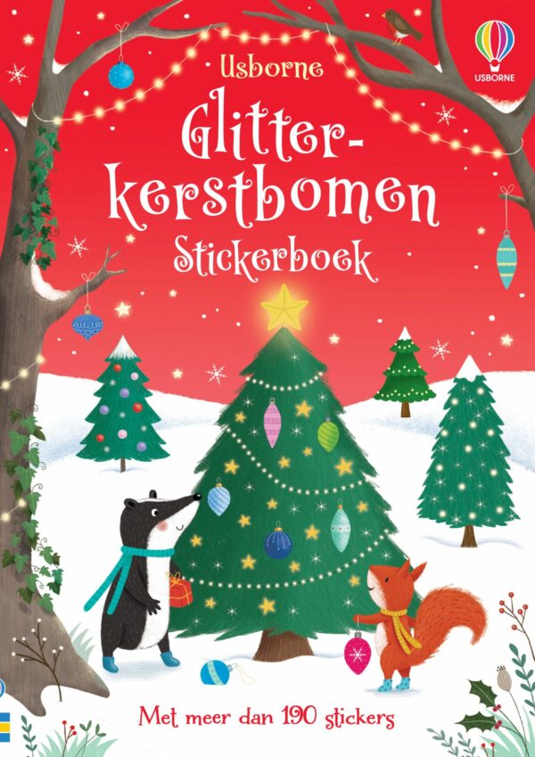 Glitterkerstbomen Stickerboek - 9781803707341