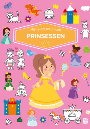Mijn groot kleurboek - Prinsessen - 9789403223049