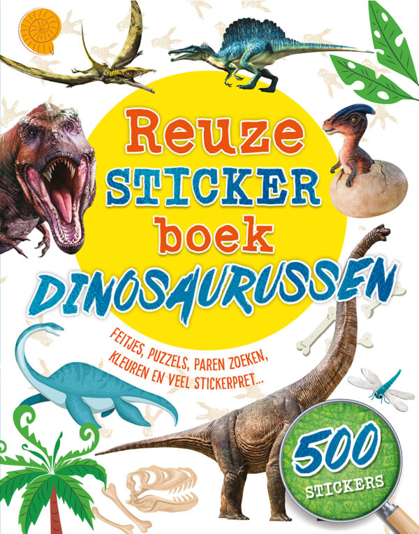 Reuzestickerboek Dinosaurussen - 9789036641388