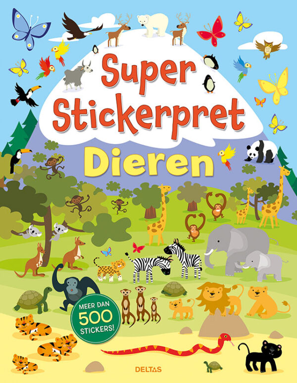 Super Stickerpret - Dieren - 9789044758719