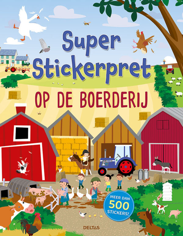 Super Stickerpret - Op de boerderij - 9789044758726