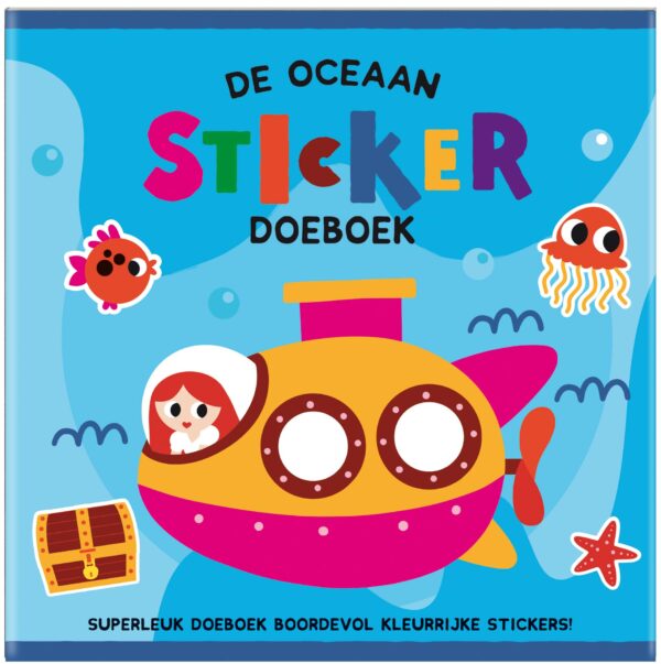 De Oceaan Sticker Doeboek - (set van 4) - 9789464323191