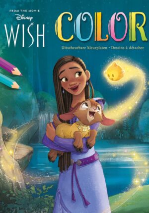 Disney Color Wish kleurblok / Disney Color Wish bloc de coloriage - 9789044766011