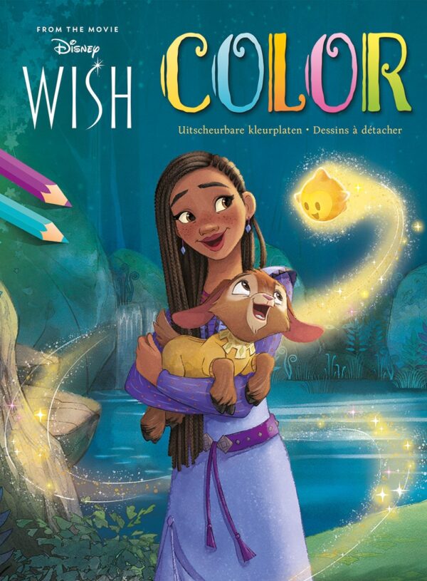 Disney Color Wish kleurblok / Disney Color Wish bloc de coloriage - 9789044766011