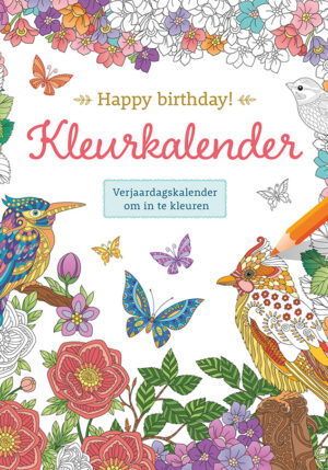 Happy birthday! Kleurkalender - 9789044759648
