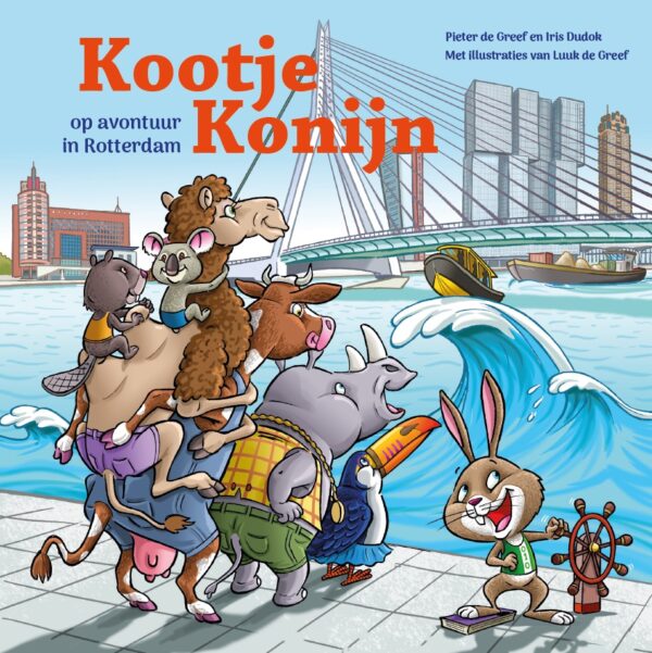 Kootje Konijn op avontuur in Rotterdam - 9789083306612