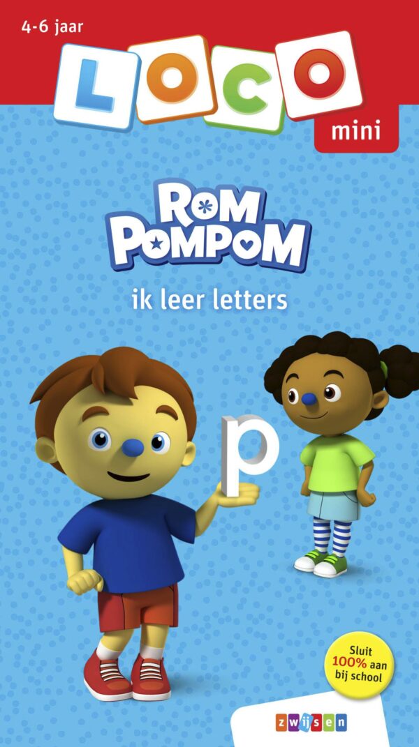 Loco Mini Rompompom ik leer letters - 9789048740352