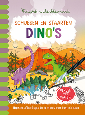 Magisch waterkleurboek Dino's - 9789463546829