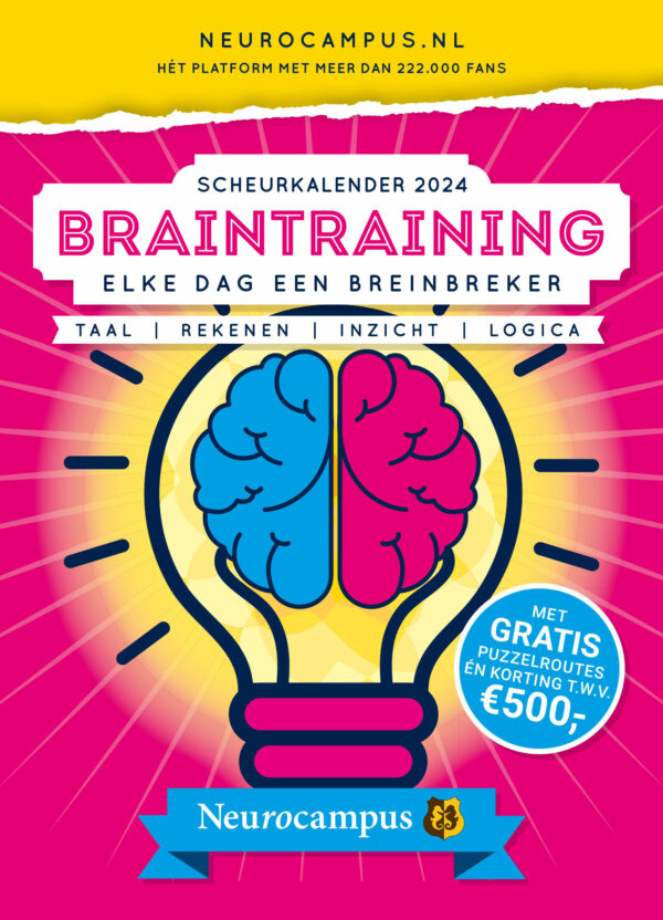 Neurocampus Braintraining Scheurkalender 2024 - 9789076106557