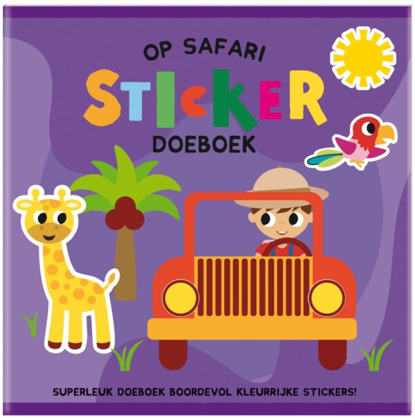 Op Safari Sticker Doeboek - (set van 4) - 9789464323184
