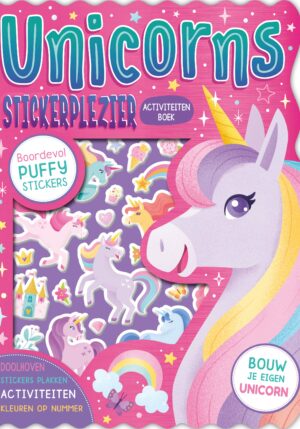 Stickerplezier activiteitenboek Unicorns - 9789036646055