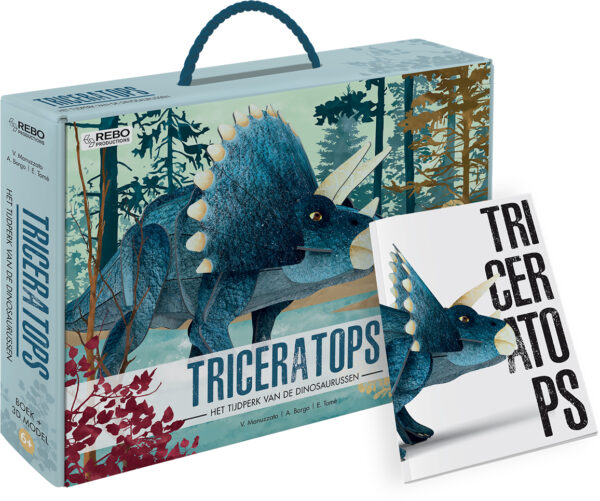 Triceratops - Boek + 3D-puzzel - 9789036641876