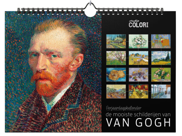 Verjaardagskalender De mooiste schilderijen van Van Gogh - 9789492598691
