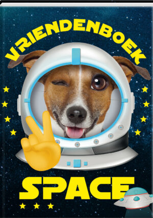 Vriendenboek - Space Dog - 9789464324457