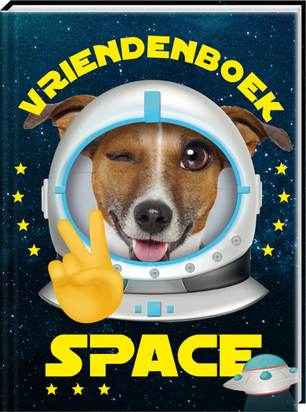 Vriendenboek - Space Dog - 9789464324457