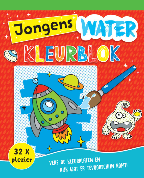 Waterkleurblok Jongens - 9789036640466