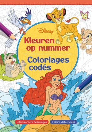 Disney Kleuren op nummer / Disney - Coloriages codés - 9789044764666