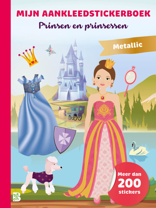 Mijn aankleedstickerboek: Prinsen en prinsessen - 9789403236926