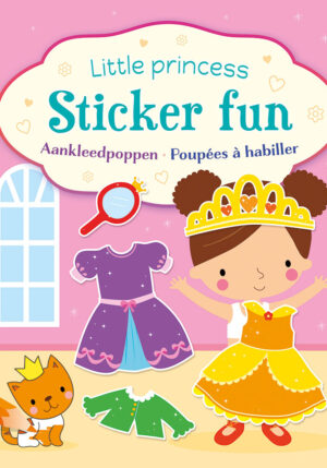 Little princess Sticker Fun - Aankleedpoppen / Little princess Sticker Fun - Poupées à habiller - 9789044765861