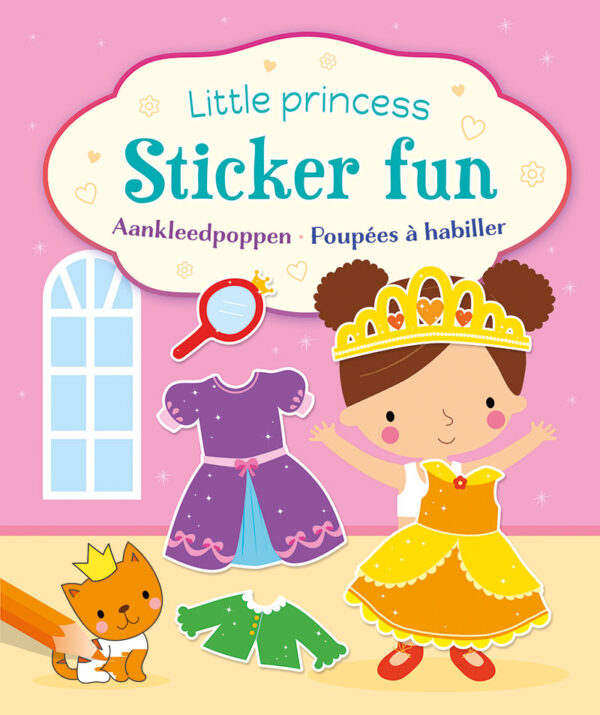 Little princess Sticker Fun - Aankleedpoppen / Little princess Sticker Fun - Poupées à habiller - 9789044765861