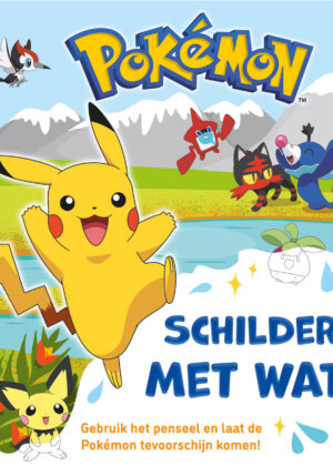 Pokémon Schilderen met water deel 1 (groen) - 9789044765823