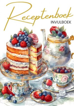 Receptenboek Invulboek en recepten verzamelboek: Bewaar mijn recepten - 9789465010014