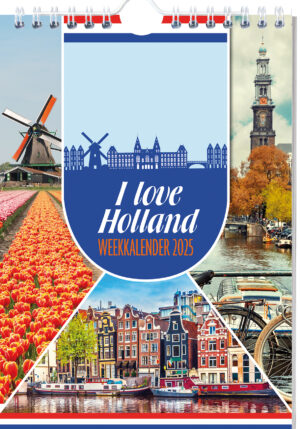 I love Holland weekkalender - 2025 - 9789464327205