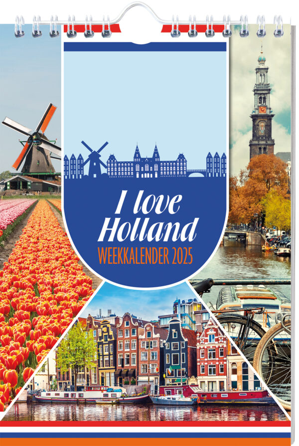 I love Holland weekkalender - 2025 - 9789464327205