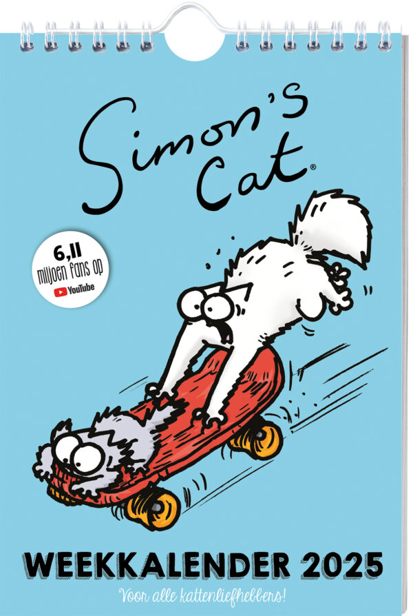 Simon's Cat weekkalender - 2025 - 9789464327274